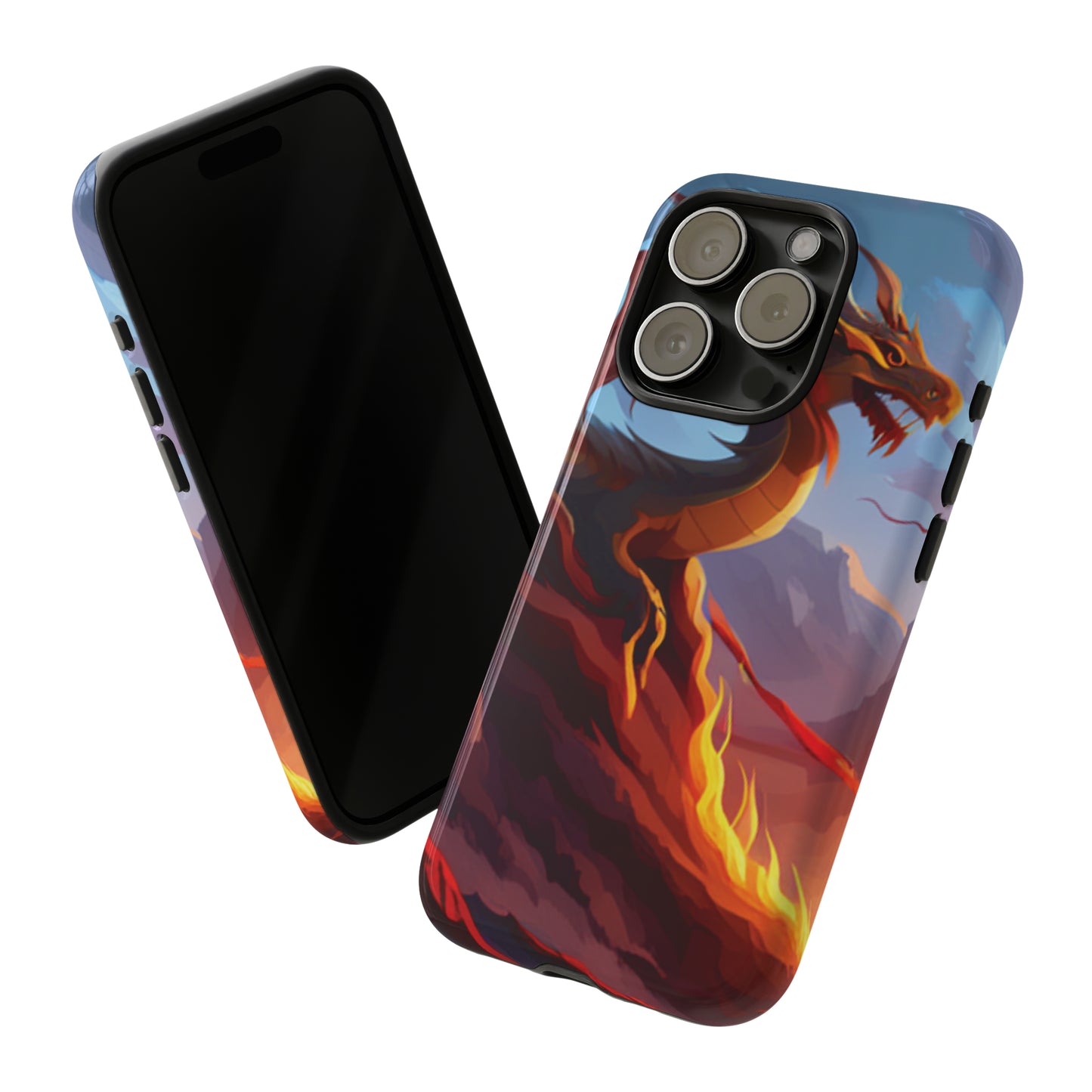 Fire Dragon Tough Phone Cases (iPhone, Google Pixel, Samsung)