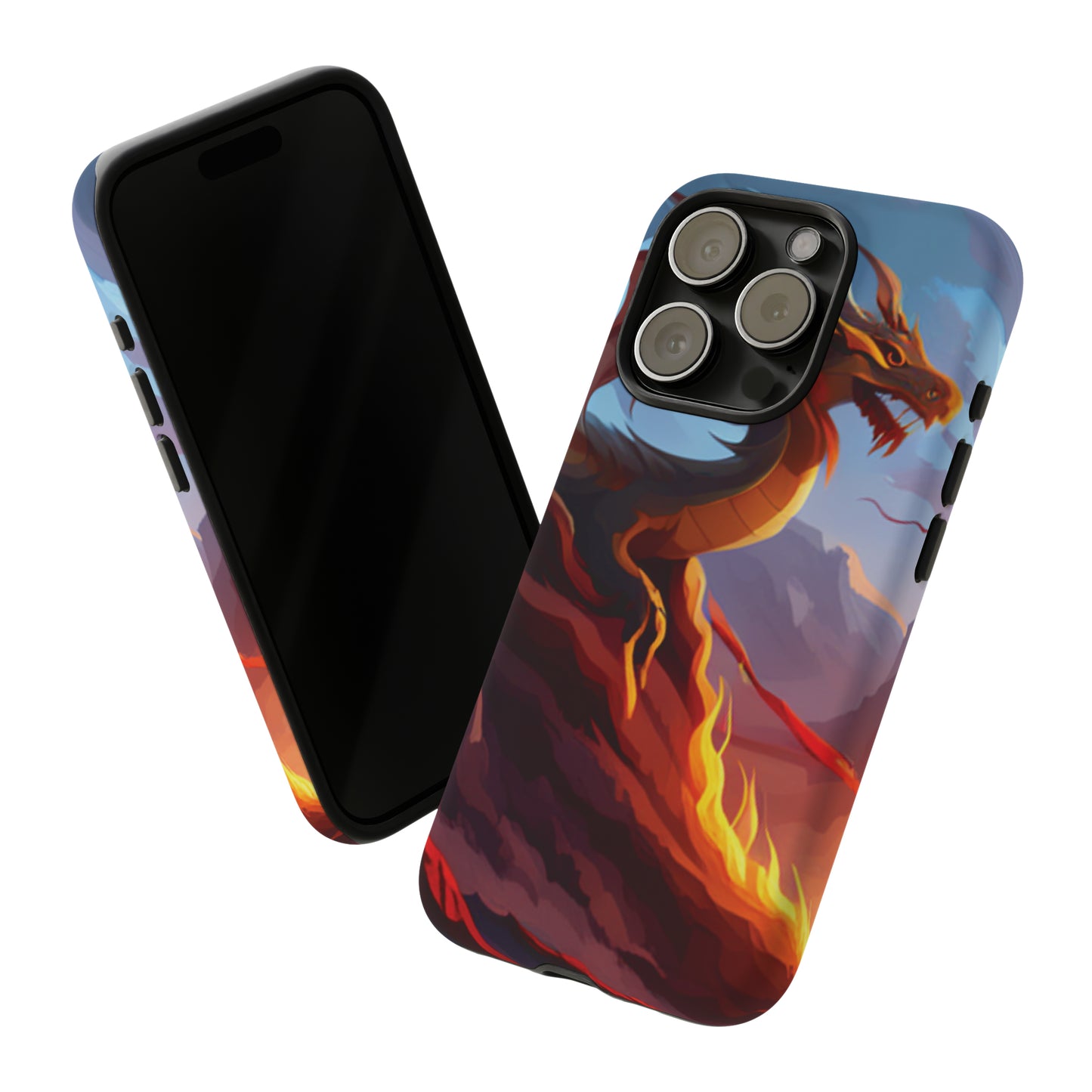 Fire Dragon Tough Phone Cases (iPhone, Google Pixel, Samsung)