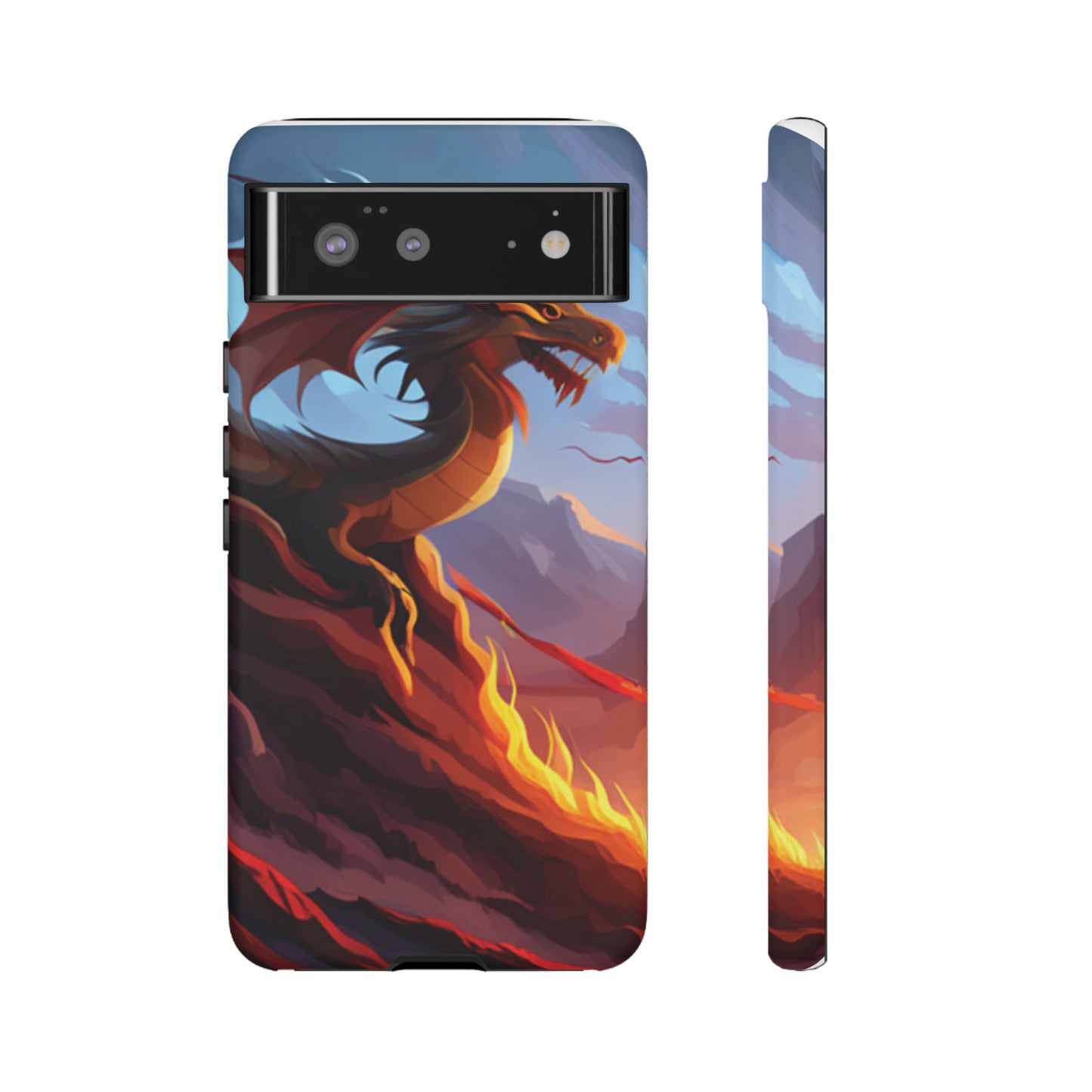 Fire Dragon Tough Phone Cases (iPhone, Google Pixel, Samsung)