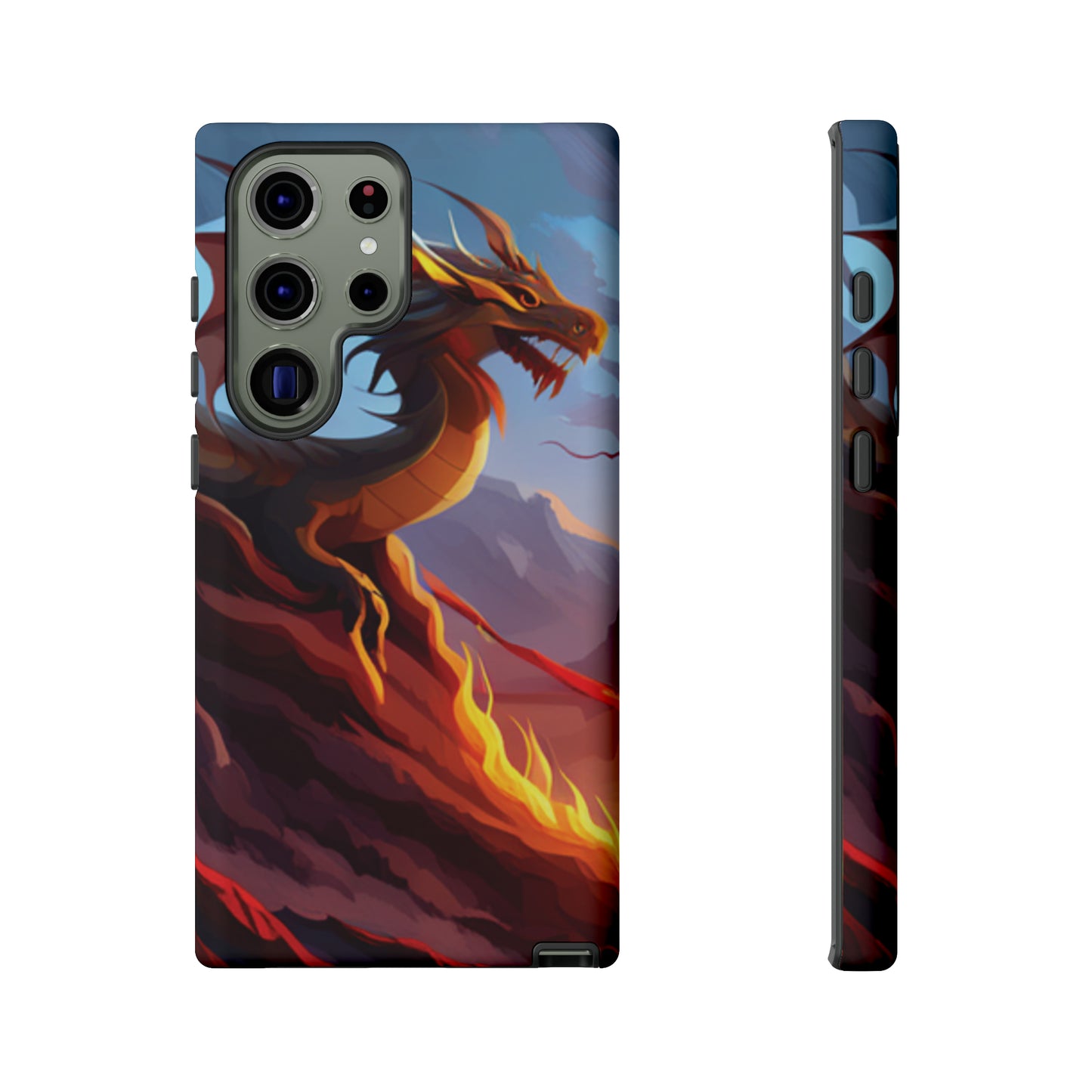 Fire Dragon Tough Phone Cases (iPhone, Google Pixel, Samsung)