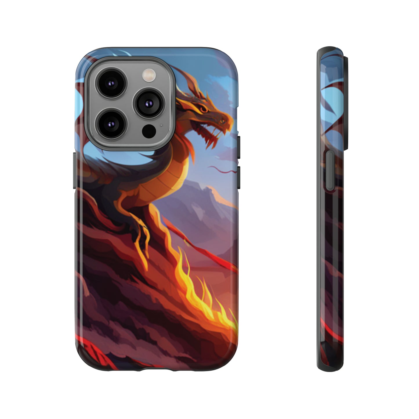 Fire Dragon Tough Phone Cases (iPhone, Google Pixel, Samsung)