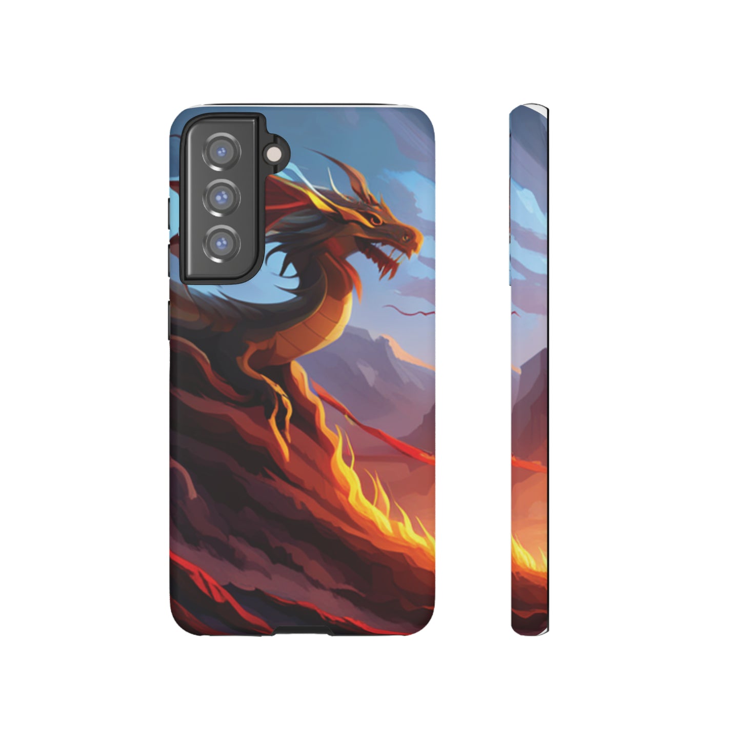 Fire Dragon Tough Phone Cases (iPhone, Google Pixel, Samsung)