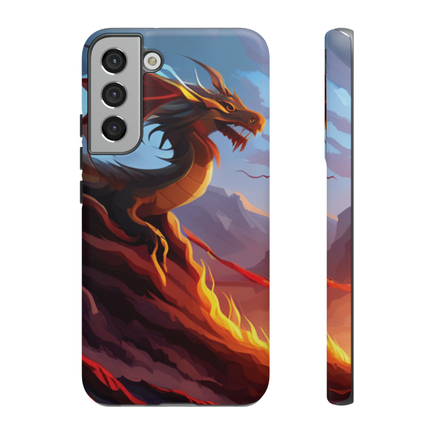 Fire Dragon Tough Phone Cases (iPhone, Google Pixel, Samsung)