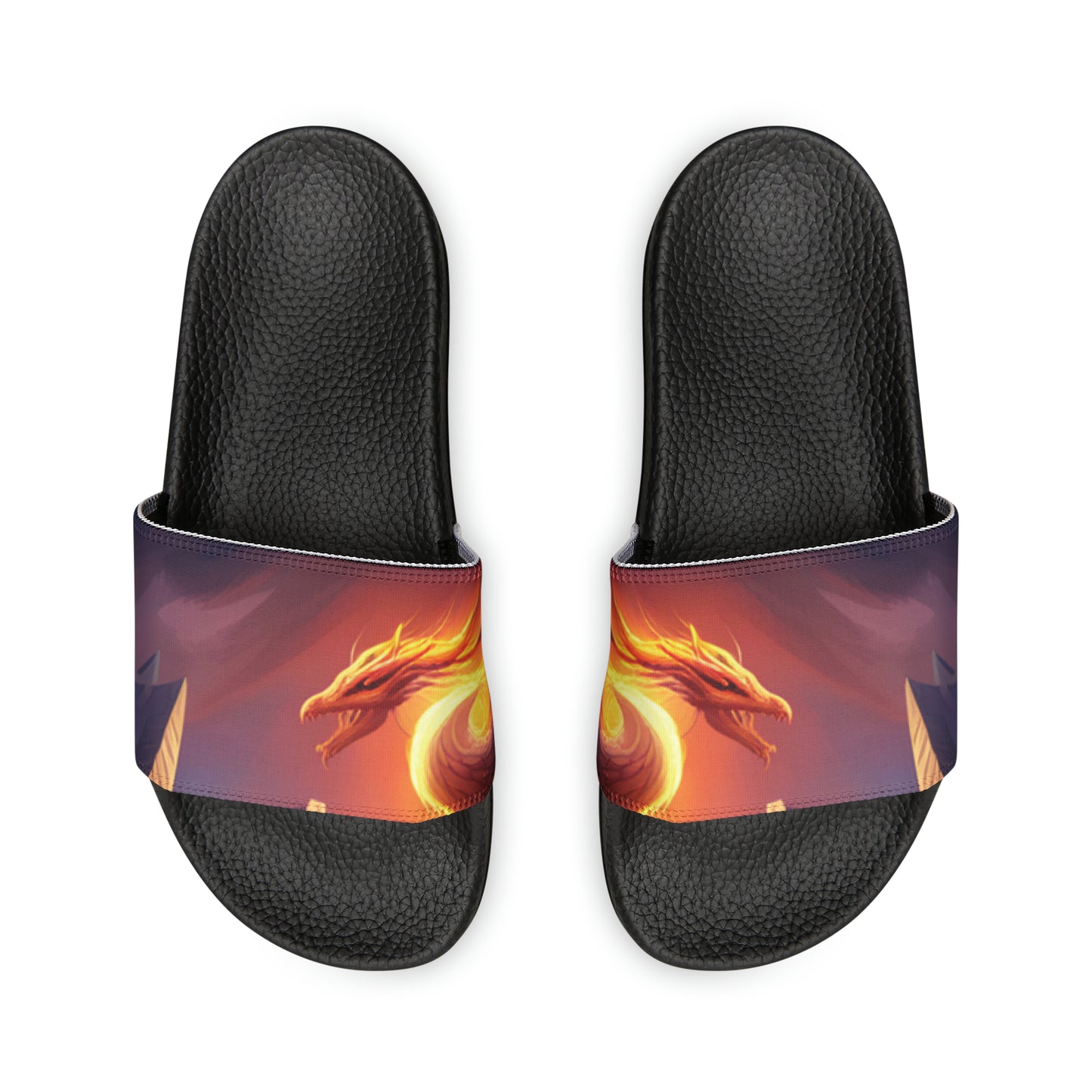 Flame-Kissed Majesty: Fire Dragon Kids Sandals (Made for my little brother Eli)