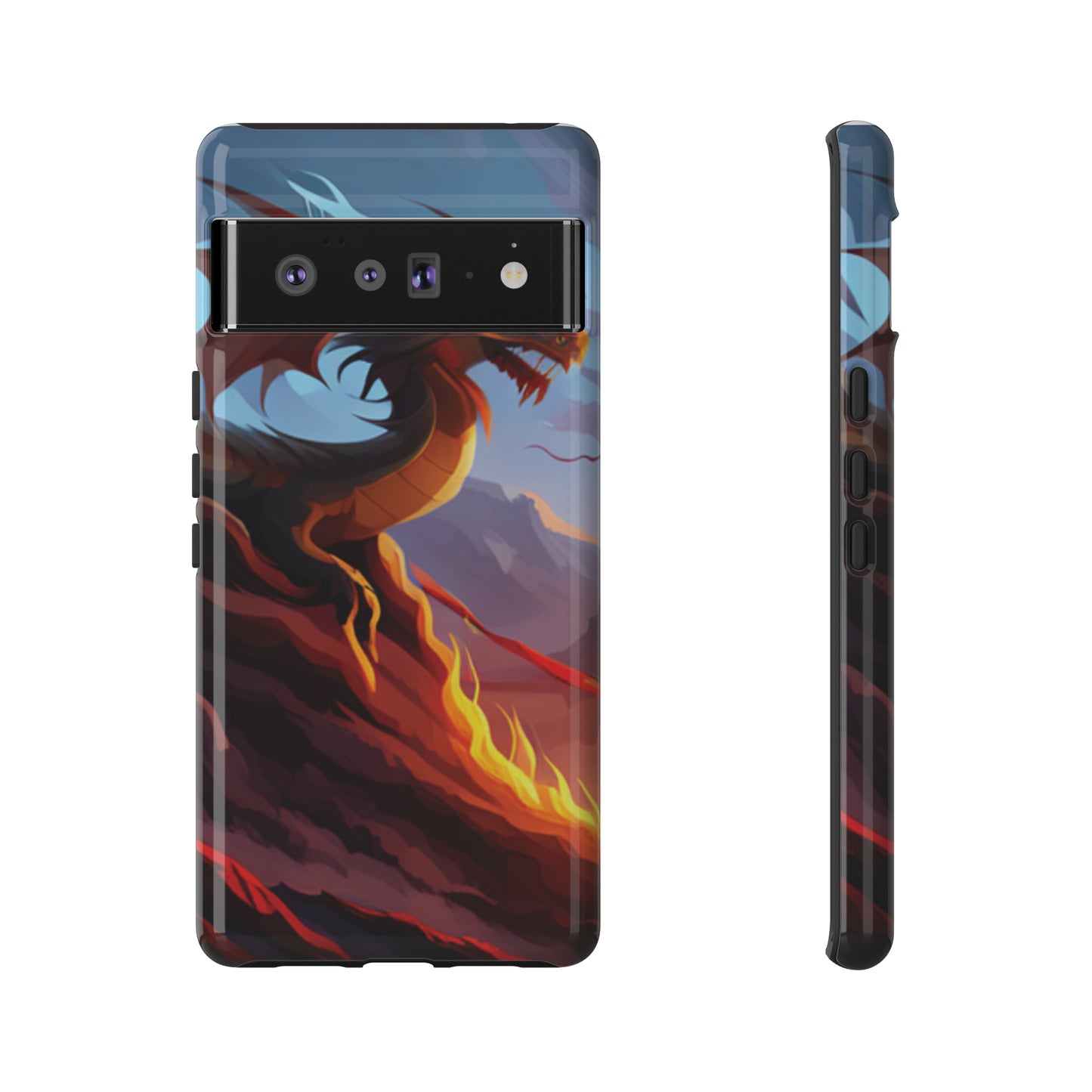 Fire Dragon Tough Phone Cases (iPhone, Google Pixel, Samsung)