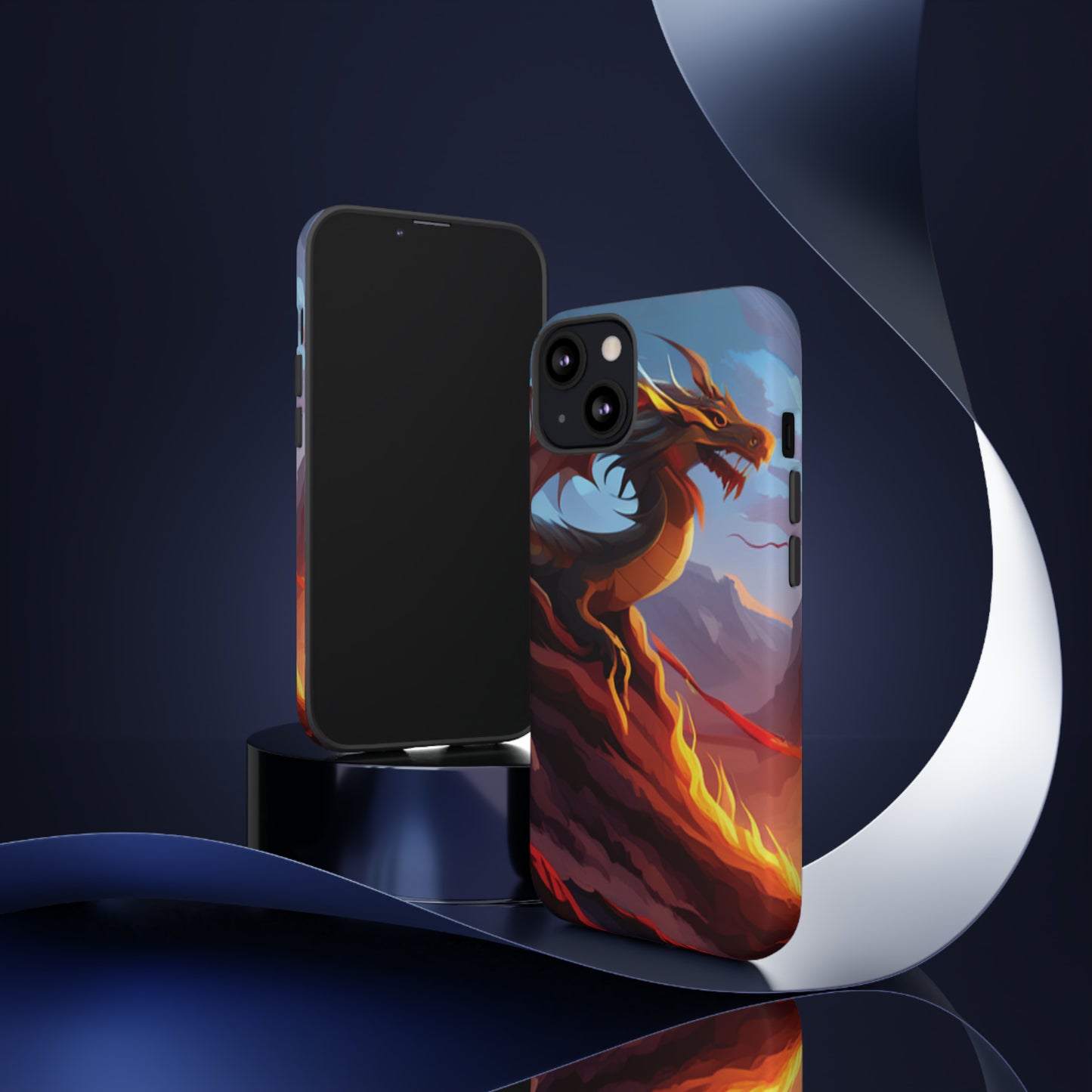 Fire Dragon Tough Phone Cases (iPhone, Google Pixel, Samsung)