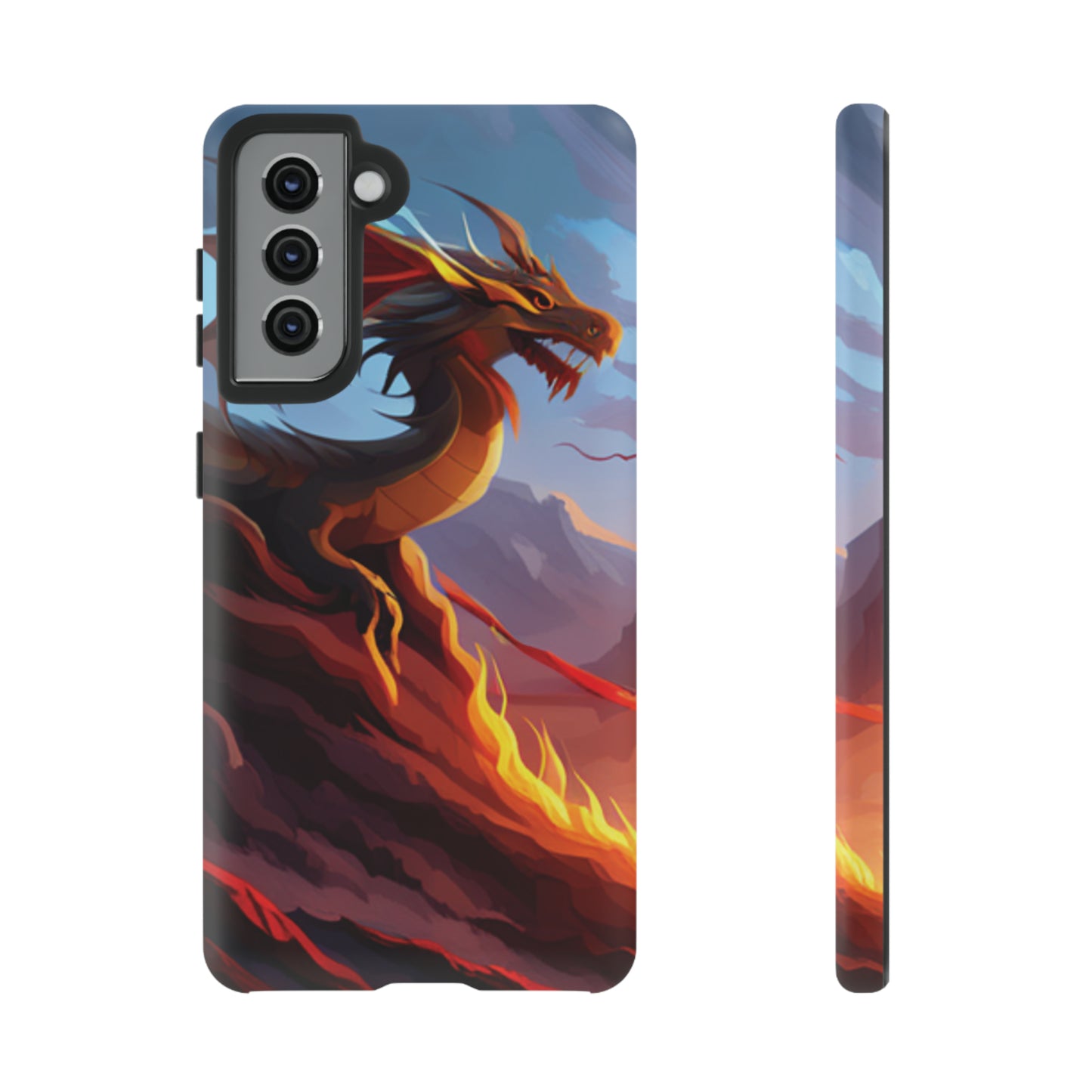 Fire Dragon Tough Phone Cases (iPhone, Google Pixel, Samsung)