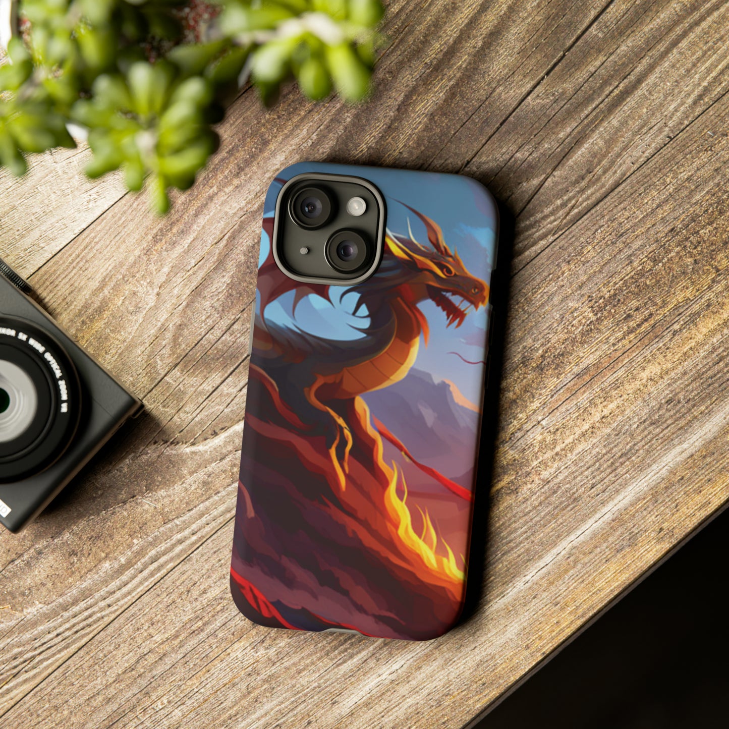 Fire Dragon Tough Phone Cases (iPhone, Google Pixel, Samsung)