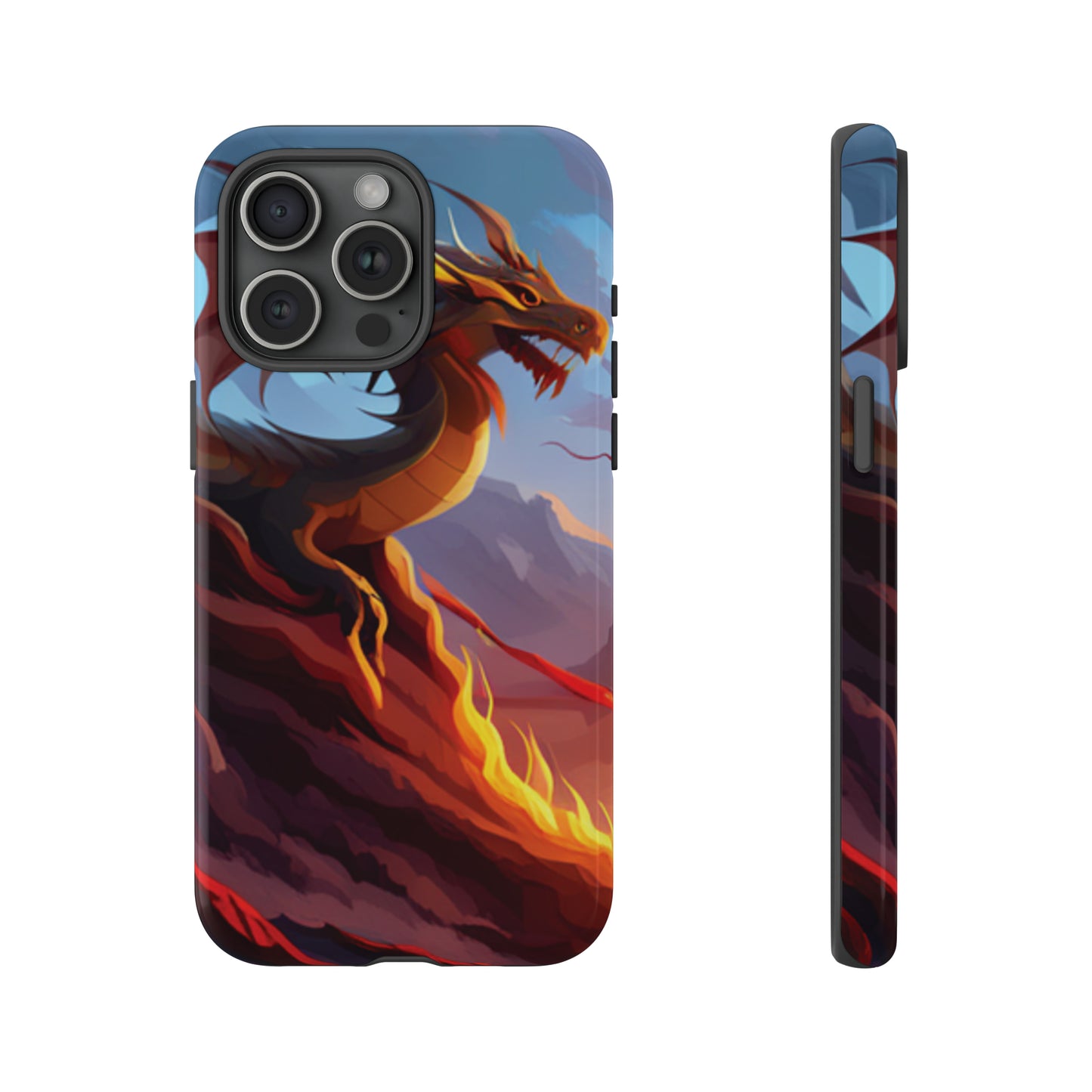 Fire Dragon Tough Phone Cases (iPhone, Google Pixel, Samsung)