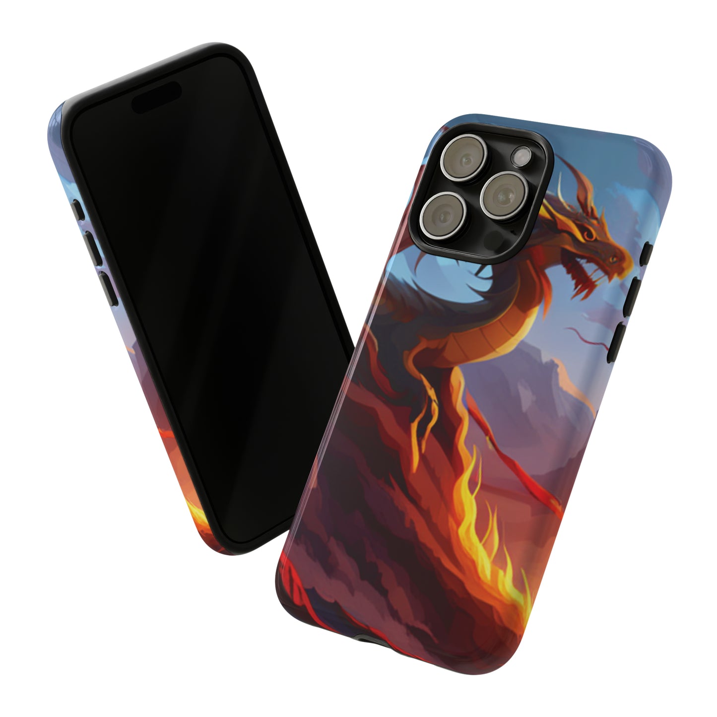 Fire Dragon Tough Phone Cases (iPhone, Google Pixel, Samsung)