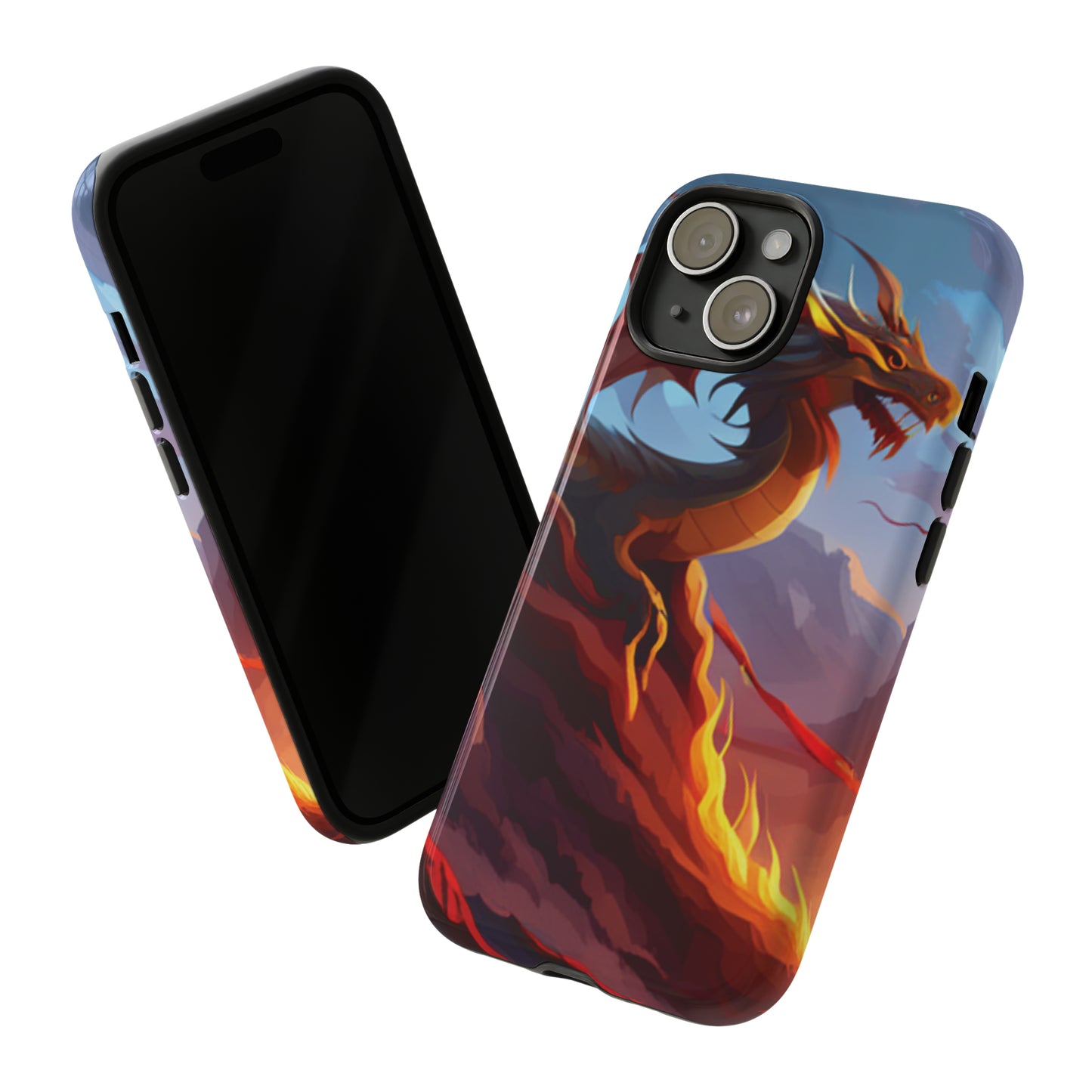 Fire Dragon Tough Phone Cases (iPhone, Google Pixel, Samsung)