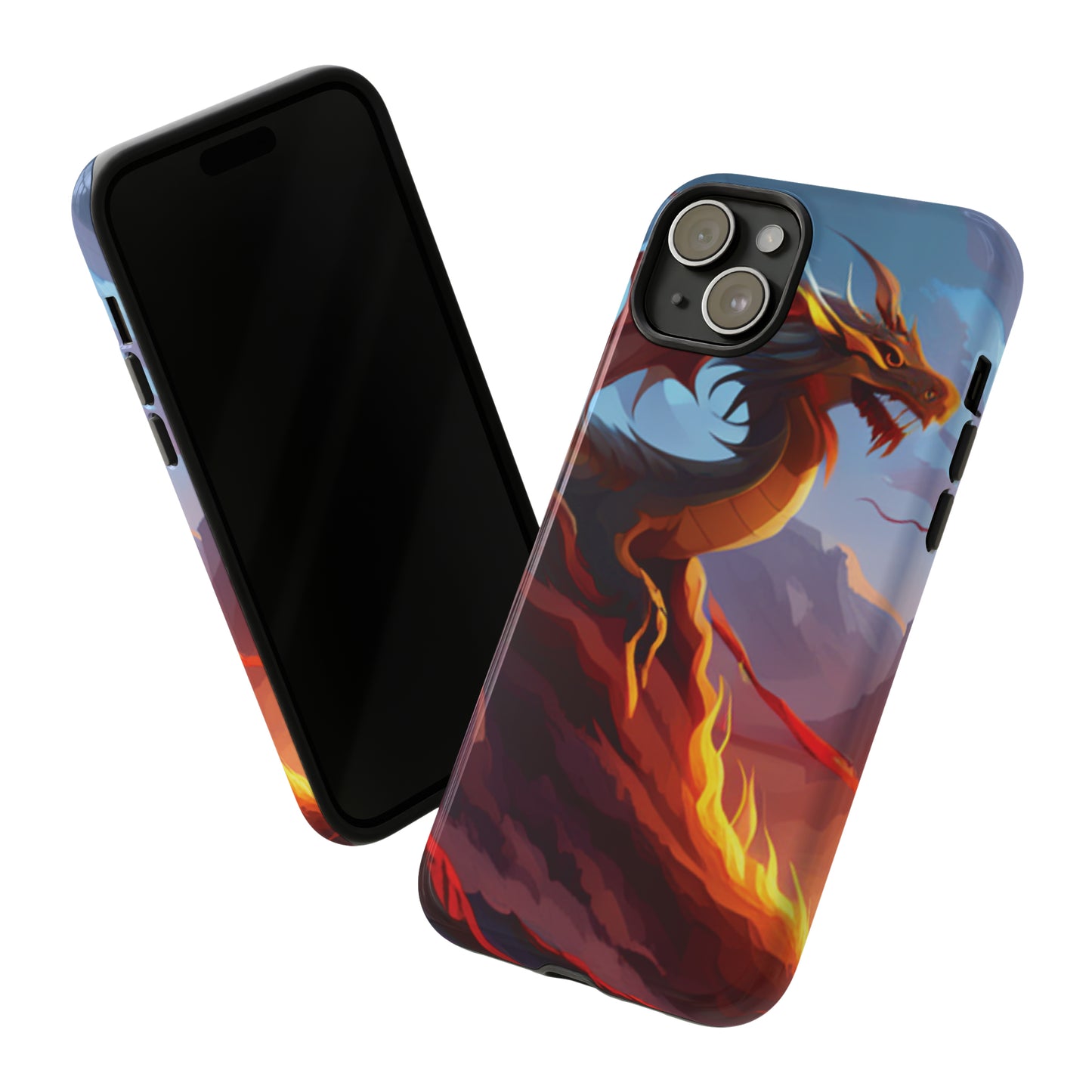 Fire Dragon Tough Phone Cases (iPhone, Google Pixel, Samsung)