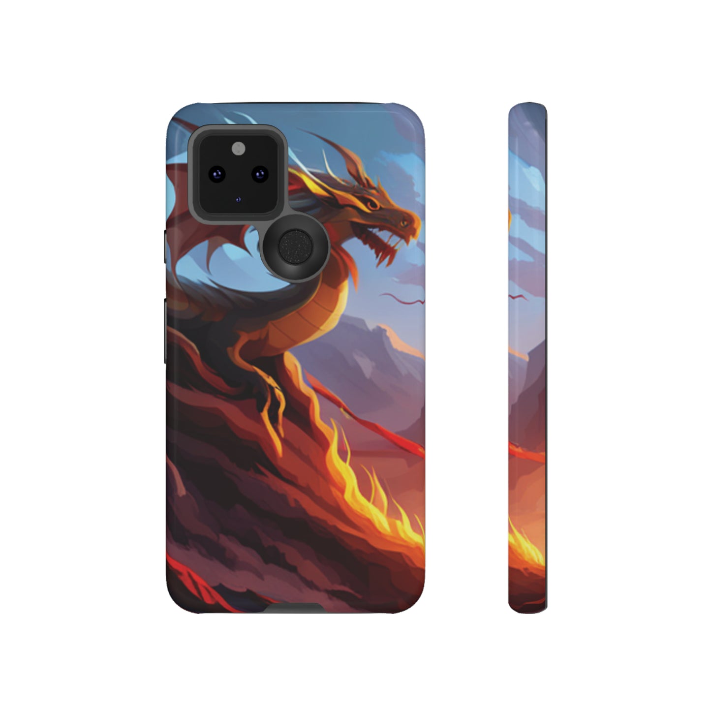 Fire Dragon Tough Phone Cases (iPhone, Google Pixel, Samsung)