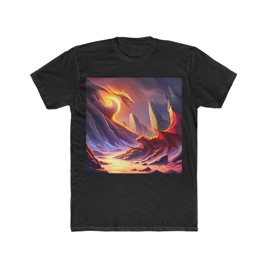 Flame-Kissed Majesty: Fire Dragon T-shirt