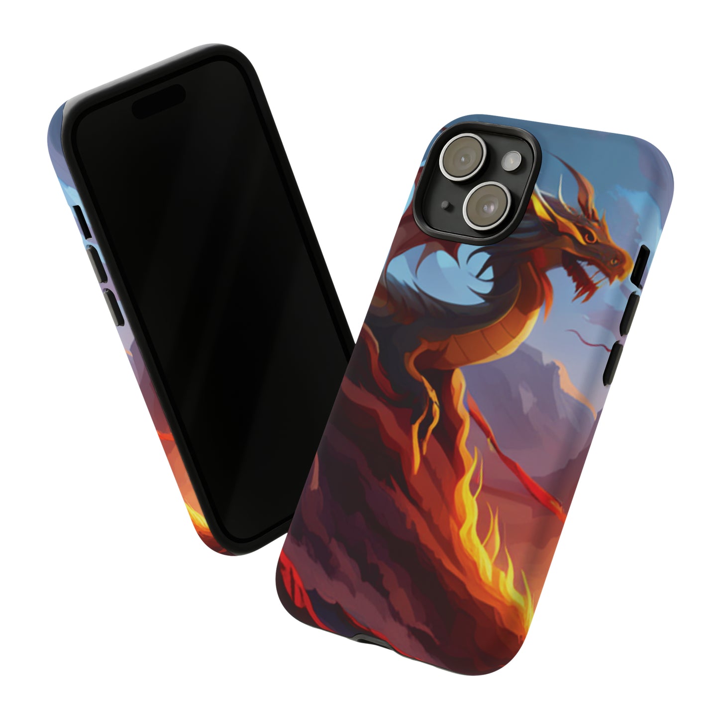 Fire Dragon Tough Phone Cases (iPhone, Google Pixel, Samsung)