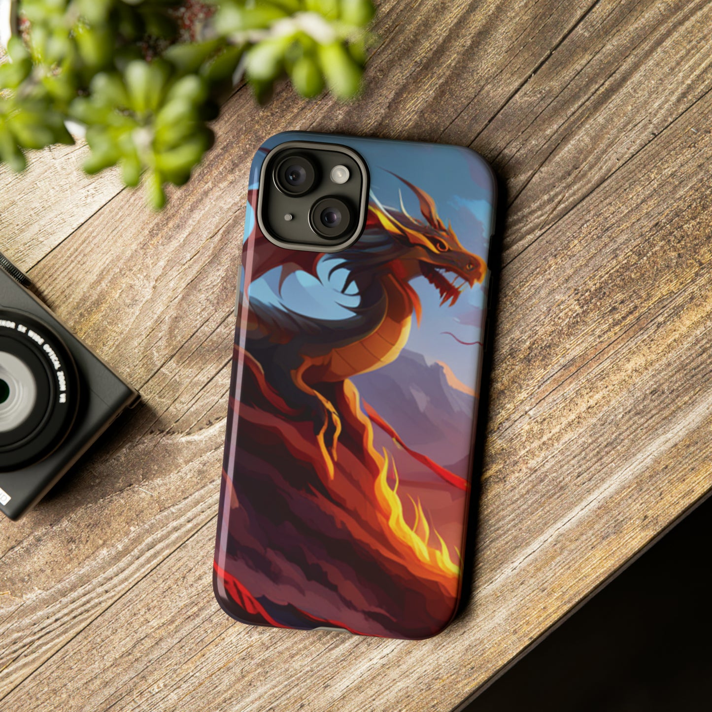 Fire Dragon Tough Phone Cases (iPhone, Google Pixel, Samsung)